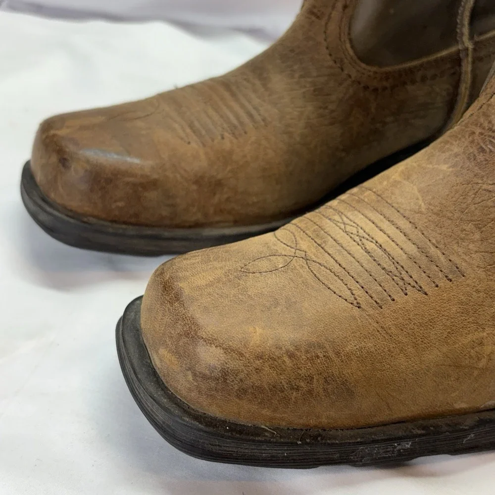 Ariat Rambler Brown Leather Western Boots Cowboy Men's Size 8 D